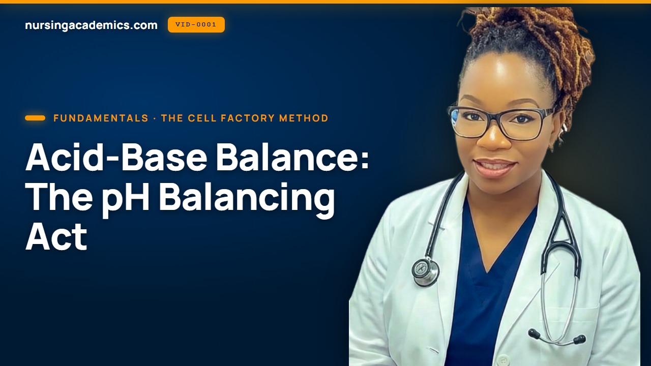 Acid-Base Balance: The pH Balancing Act