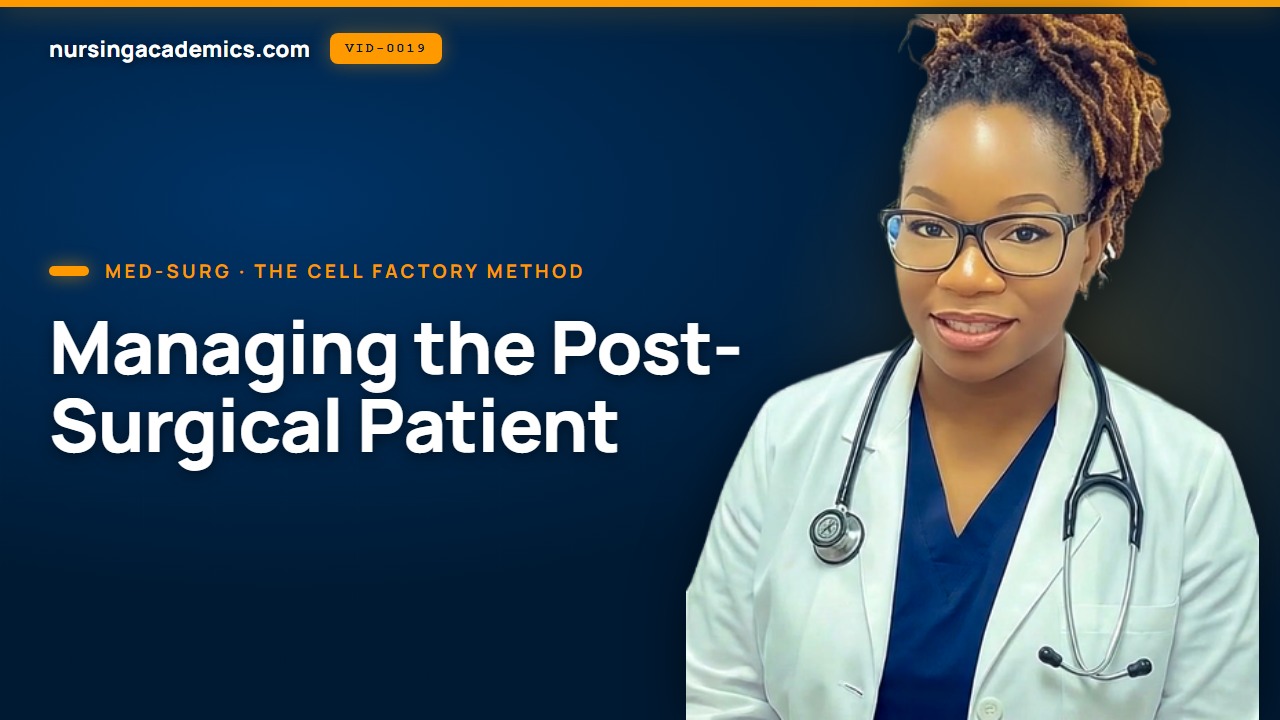 Managing the Post-Surgical Patient