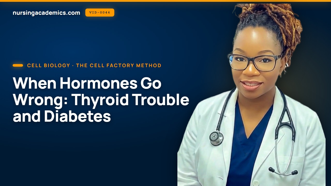 When Hormones Go Wrong: Thyroid Trouble and Diabetes