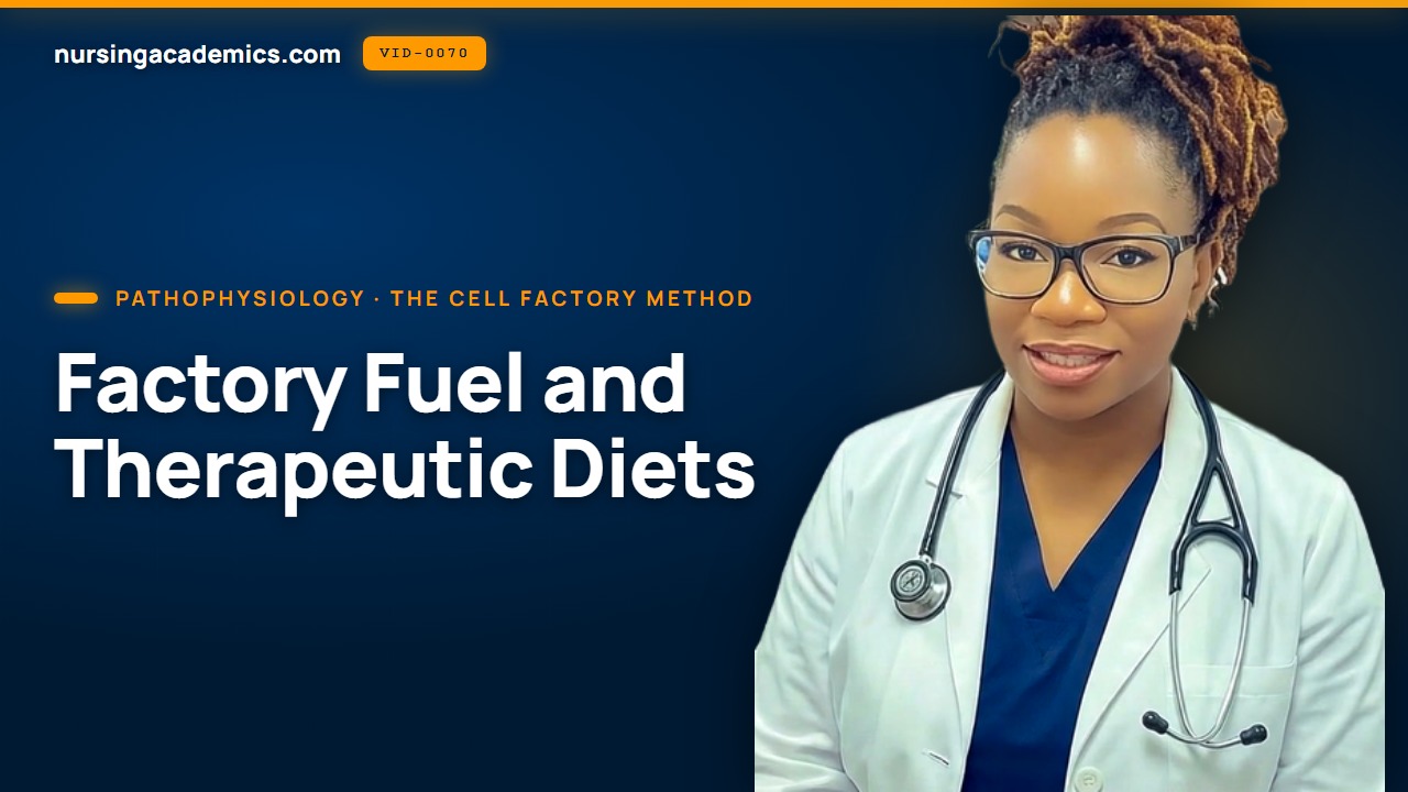 Factory Fuel and Therapeutic Diets