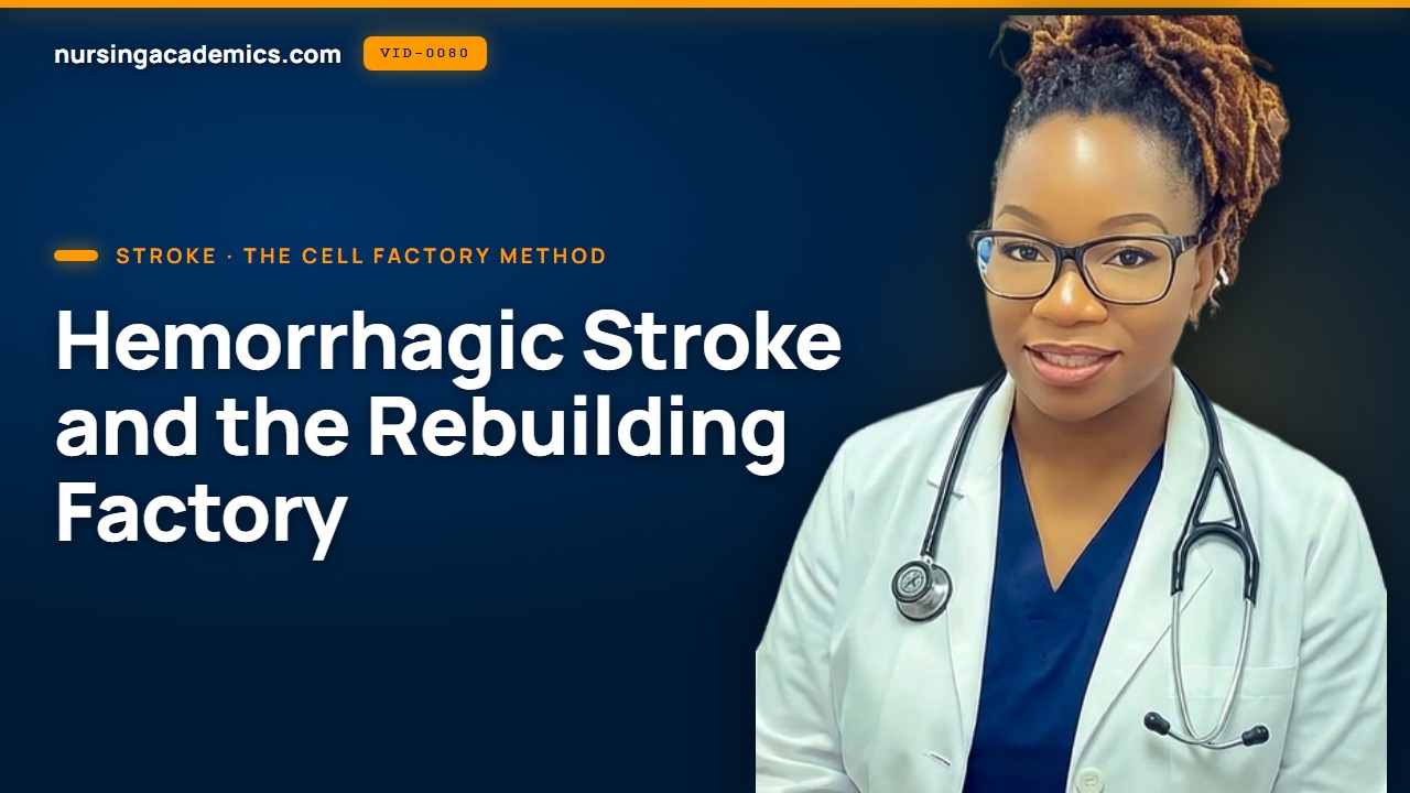 Hemorrhagic Stroke and the Rebuilding Factory