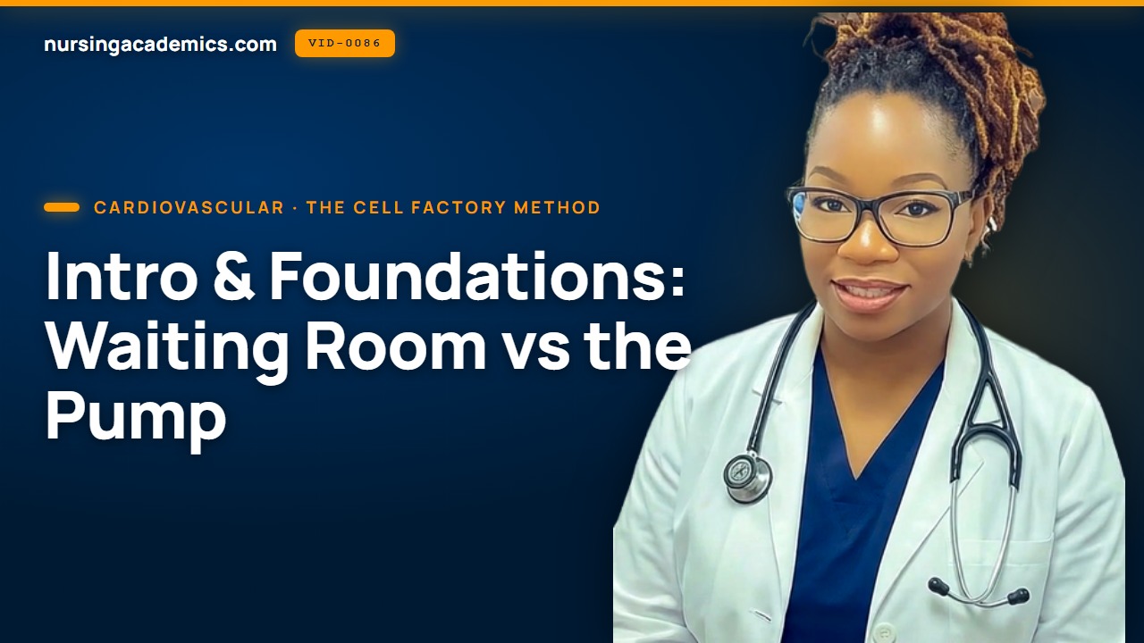 Intro & Foundations: Waiting Room vs the Pump