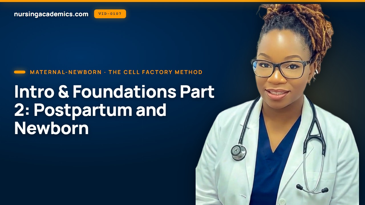 Intro & Foundations Part 2: Postpartum and Newborn